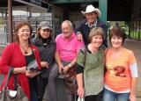 Country music star Dennis Marsh with fans, from left, Rosemarie hack (Auckland), Danella and Dave Roebeck (Kaiaua), Sharon McInt